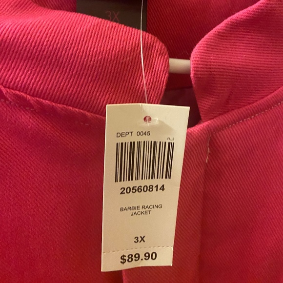 Barbie Checkered Racing Jacket - BoxLunch Exclusive 3x - Picture 5 of 7